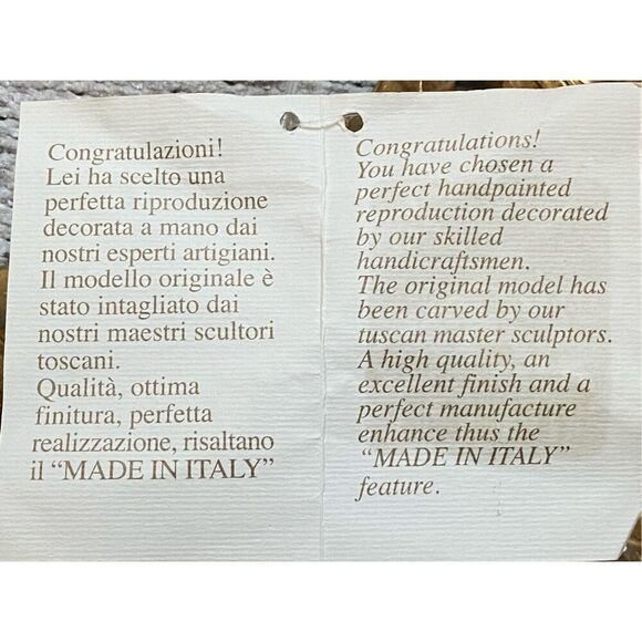 Fruit Floral Swag Pediment Wall Hanging Gold Gilt Baroque 21” Italian by Euromar - Picture 7 of 7